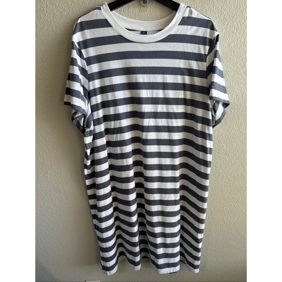 ❤️Old Navy Vintage Crew Neck Mini Dress - Picture 1 of 5